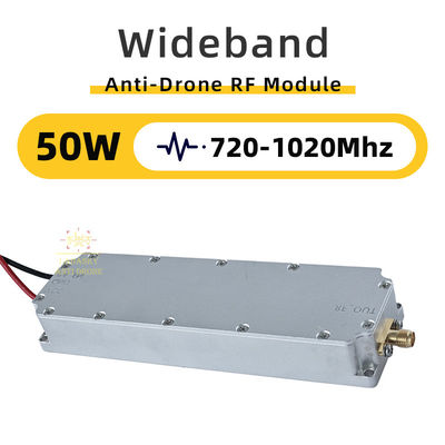 شراء وحدة مضخم طاقة RF بقوة 50 واط بتقنية GaN بتردد 720-1020 ميجاهرتز | مانع إشارات الطائرات بدون طيار، نظام دفاع FPV، جهاز مضاد للطائرات بدون طيار بعيد المدى تصنيع عبر الإنترنت