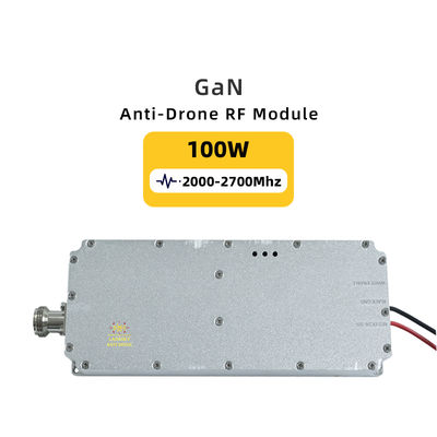 شراء 100W 2000-2700MHz النطاق العريض GaN وحدة مكافحة الطائرات بدون طيار لنظام FPV مكافحة الطائرات بدون طيار C-Uas Mavic 3 Autel Fpv Ua بولندا وحدة RF تصنيع عبر الإنترنت