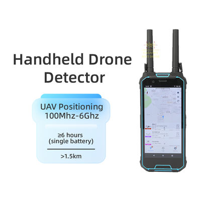 شراء جهاز الكشف عن الطائرات بدون طيار Fpv المحمول مع الكشف عن 100MHz-6GHz على نطاق واسع و 3-5s وقت الاستجابة في نطاق 1-3km تصنيع عبر الإنترنت