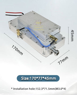 شراء 100W GaN RF Power Amplifier Module 1500-2500MHz لأنظمة مكافحة الطائرات بدون طيار تصنيع عبر الإنترنت