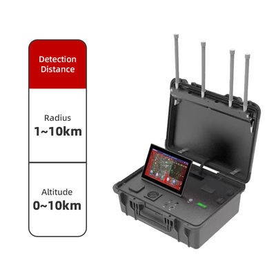 شراء كاشف طائرات بدون طيار محمول بطول 10 كيلومتر مع تغطية كاملة للطائرات بدون طيار ، تنبيهات في الوقت الحقيقي ، وتصميم فعال في استخدام الطاقة تصنيع عبر الإنترنت