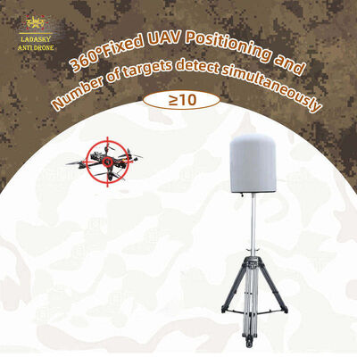 100M-6Ghz Fixed Full-bands 10km Drone Detector TDOA AOA DJI Alarm Position Tracking UAV FPV Detection Security Protection System