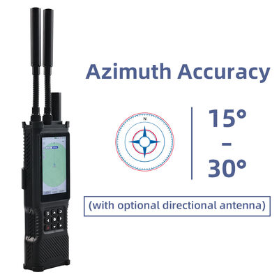 شراء كاشف طائرات بدون طيار مدمج محمول باليد يوفر تنبيهات اهتزاز وصوت في الوقت الفعلي مع سهولة التشغيل بيد واحدة وقابلية الحمل نظام كشف الطائرات بدون طيار مضاد للطائرات بدون طيار للاستخدام القابل للارتداء تصنيع عبر الإنترنت
