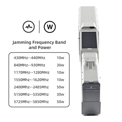 شراء مسدس طائرات بدون طيار محمول بشاشة لمس عالية السطوع، حل متكامل لمكافحة الطائرات بدون طيار، تتبع المسار في الوقت الفعلي، دقة سمت 10 درجات لأمن السجون تصنيع عبر الإنترنت