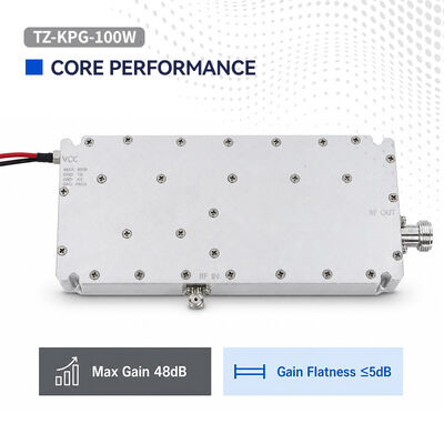 يشتري وحدة مضخم ترددات الراديو عالية الطاقة 100 واط 300-2700 ميجاهرتز مع حماية مدمجة لدرجة الحرارة VSWR و ALC تغطية واسعة النطاق لأنظمة الأمن منخفضة الارتفاع تصنيع عبر الإنترنت