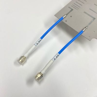 120mm Long SMA-J Counter Drone PCB Antenna With Lead Out RG141 Cable