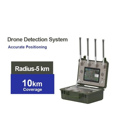 Wireless Portable Drone Detector with Compact & Lightweight Design for Quick Setup in Field Security
