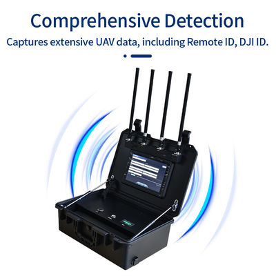 Portable UAV Detection Kit with 5KM Long-Range Supports 300+ Drone Models and 70MHz–6GHz Frequency Range